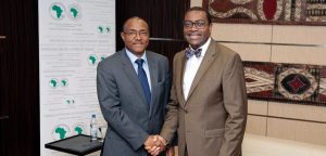 Mohamed Beavogui, Director General at African Risk Capacity (ARC) and Akinwumi ADESINA, President of the African Development Bank