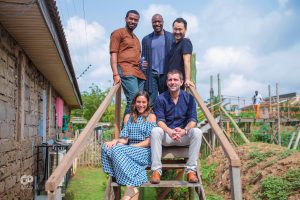 Chris Cox, Chief Product Officer Facebook; Ime Archibong, Director Strategic Partnerships Facebook; Emeka Afigbo; Jorn Lyseggen, CEO of Meltwater and Founder of MEST and Kate Sarro, Managing Director of Meltwater