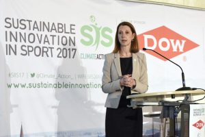 Sustainability Director for Dow Olympic and Sports Solutions, Dr. Nicoletta Piccolrovazzi 
