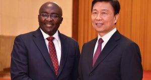 Dr Mahamudu Bawumia and senior government official of China 