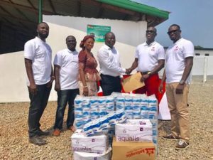 Airtel Team making a special donation to members of the Board at the Hajj Village
