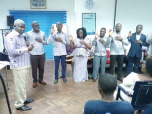 HFC Bank staff union being sworn into office 