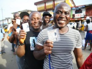 Liberians vote