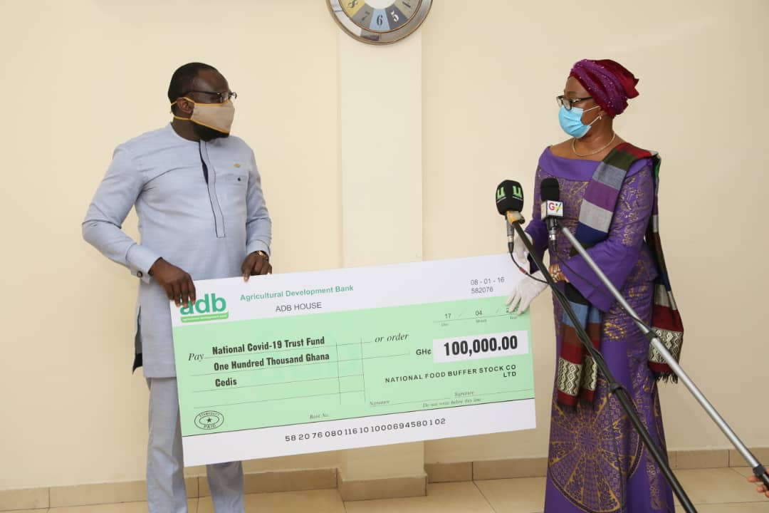 Ghana Staff Of Buffer Stock Company Donate to COVID19 Trust Fund