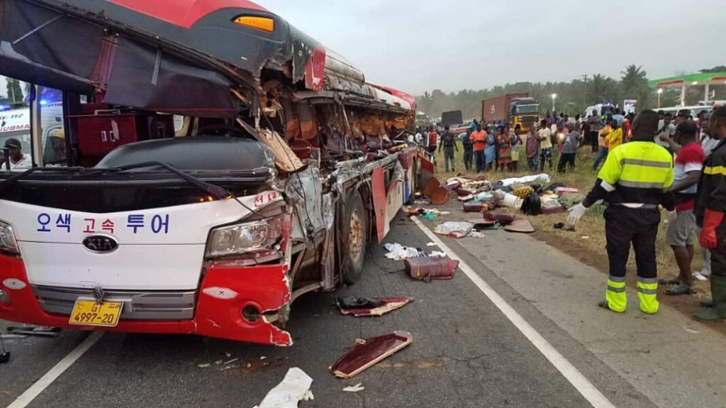 Ghana 11 Killed, 80 Injured in Multiple Bus Accident African Eye Report