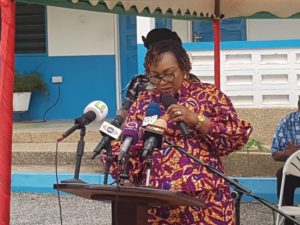 Minister for Fisheries and Aquaculture and Development, Mrs Hawa Koomson