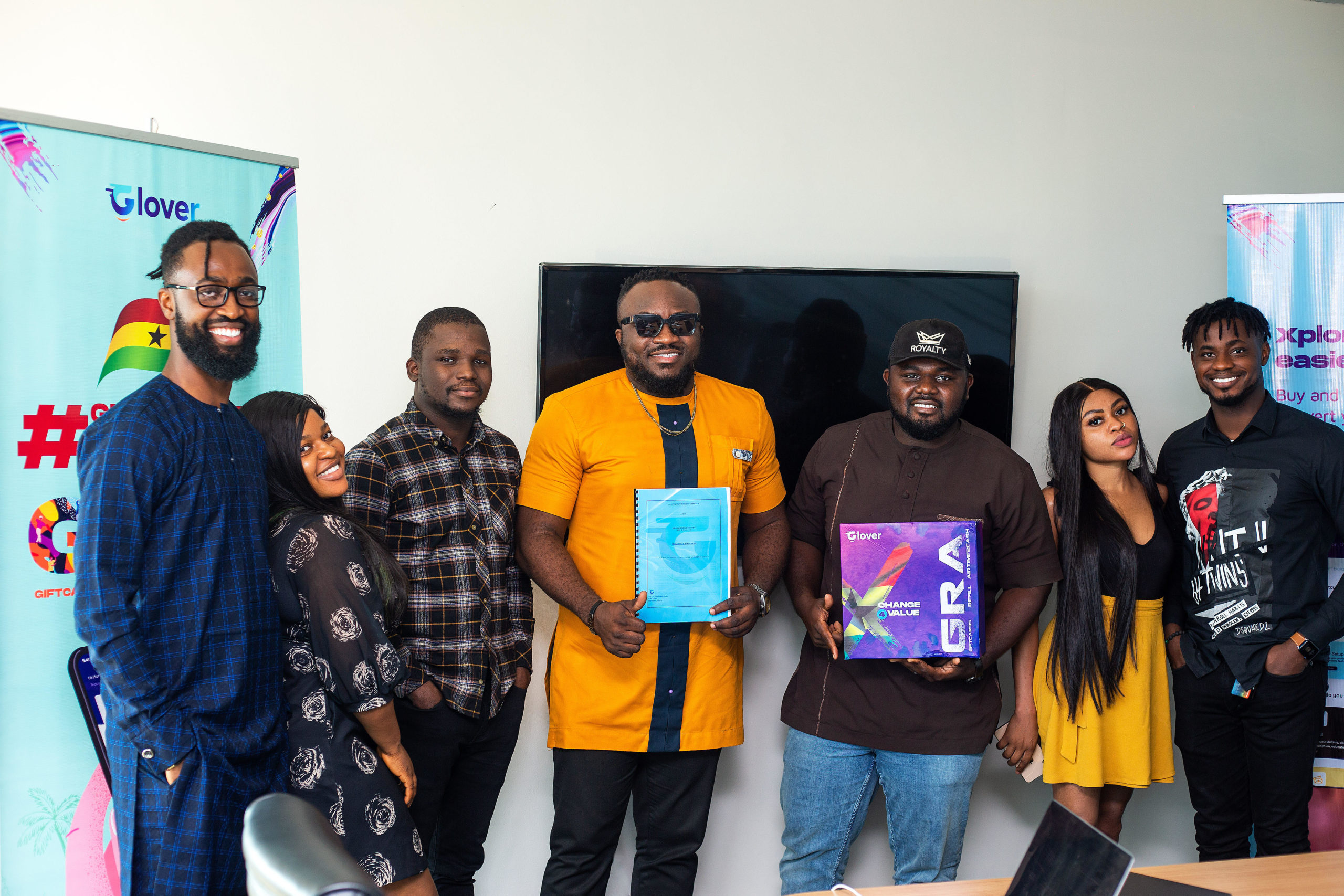 Glover's new signed influencers