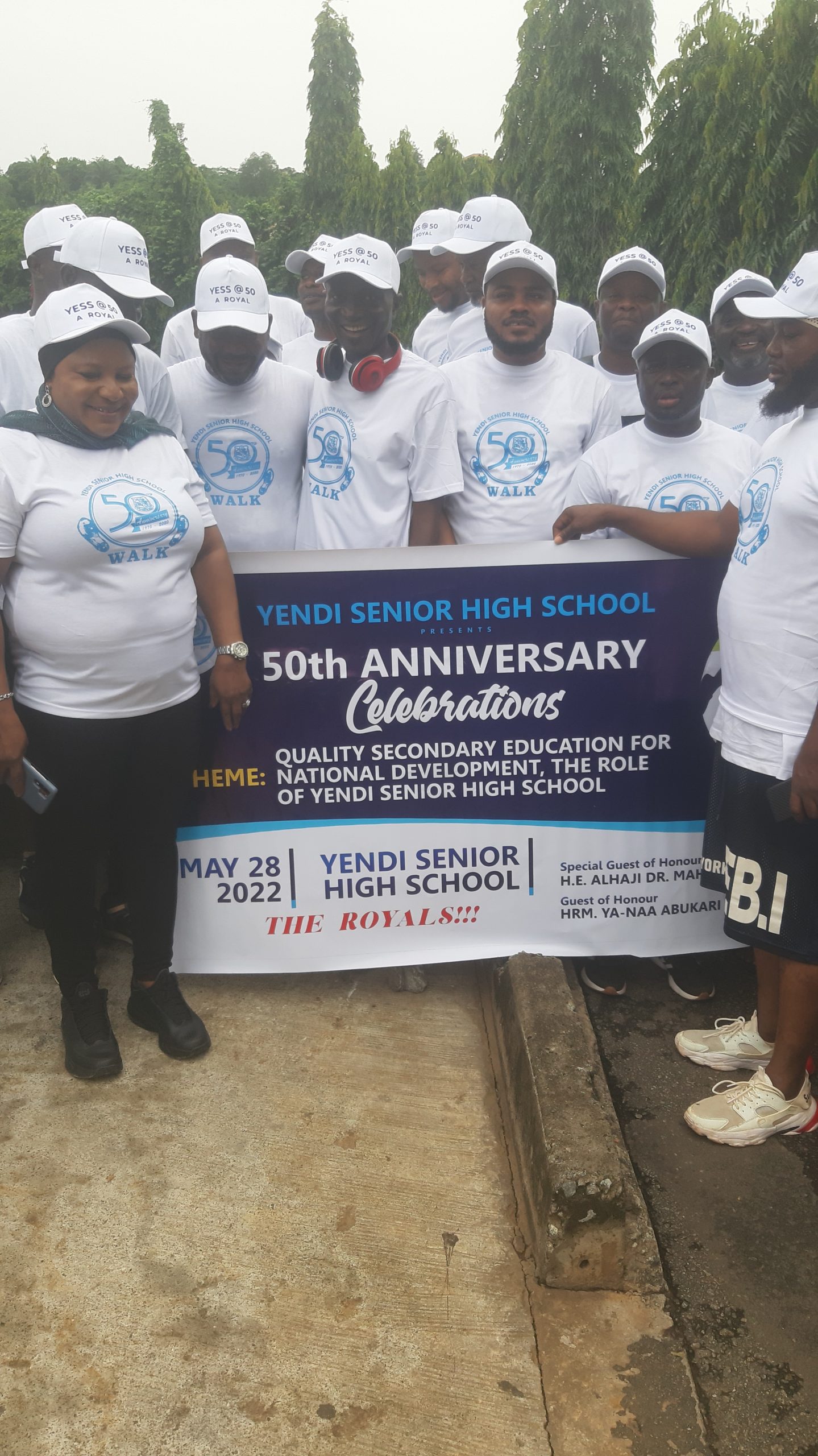Old Students Of Yendi SHS Defy Downpour To Embark On 50th Anniversary s Old Students Of Yendi SHS Defy Downpour To Embark On 50th Anniversary s