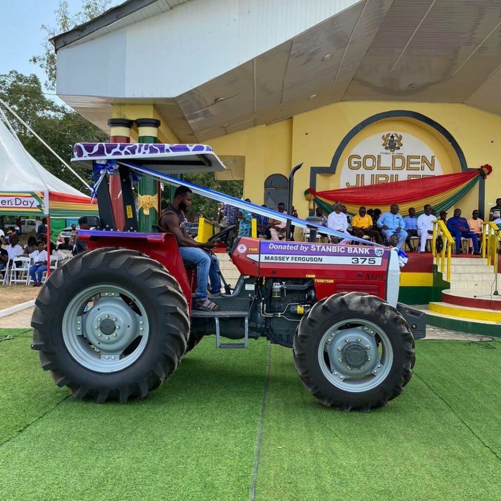 National Farmers Day Stanbic Bank Ghana Hands Over Tractor to MoFA